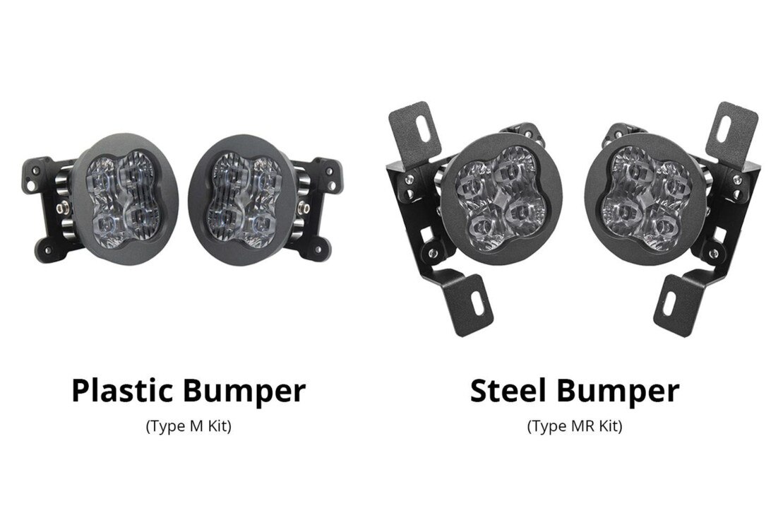 Jeep JL Diode Dynamics White & Yellow SS3 Pro & Sport HR SWGPCK14